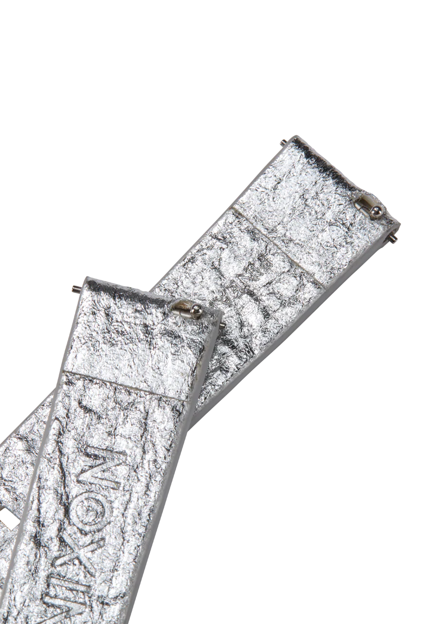 16mm Pineapple Leather Band - Silver Foil - Image 4
