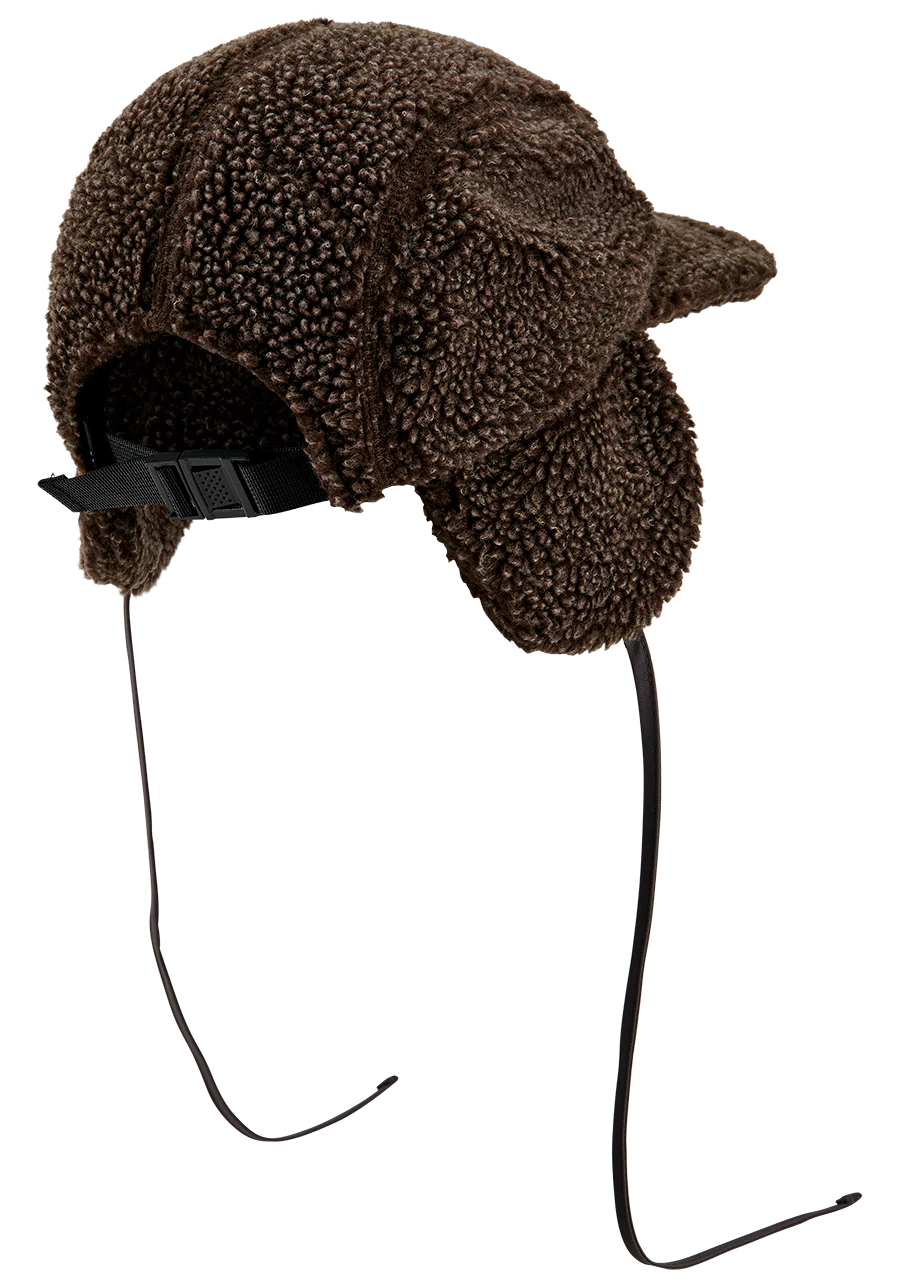 Babs Earflap Cap - Charcoal - Image 2