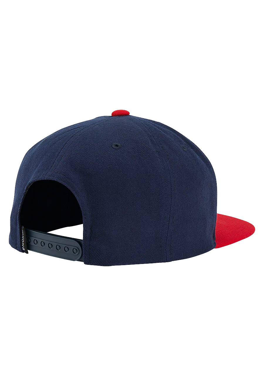 Exchange Snapback Hat - Navy / Red - Image 2