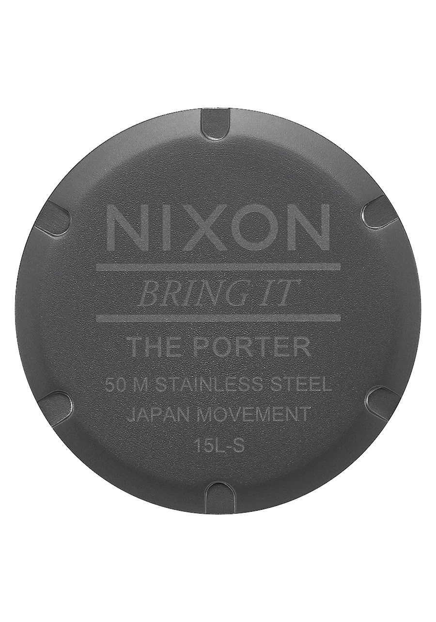 Porter Leather - Gunmetal / Charcoal / Taupe - Image 4