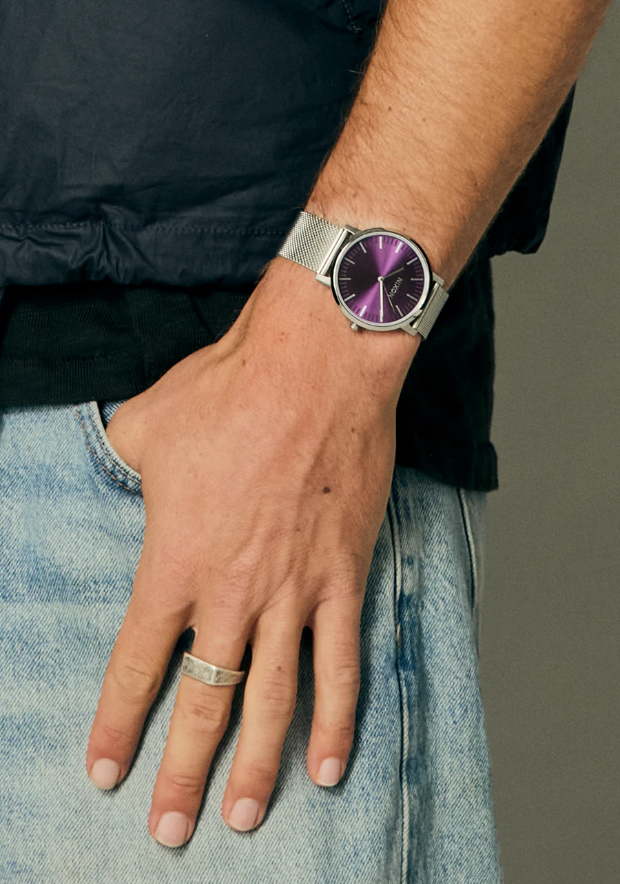 Porter Milanese - Silver / Purple Sunray - Image 9