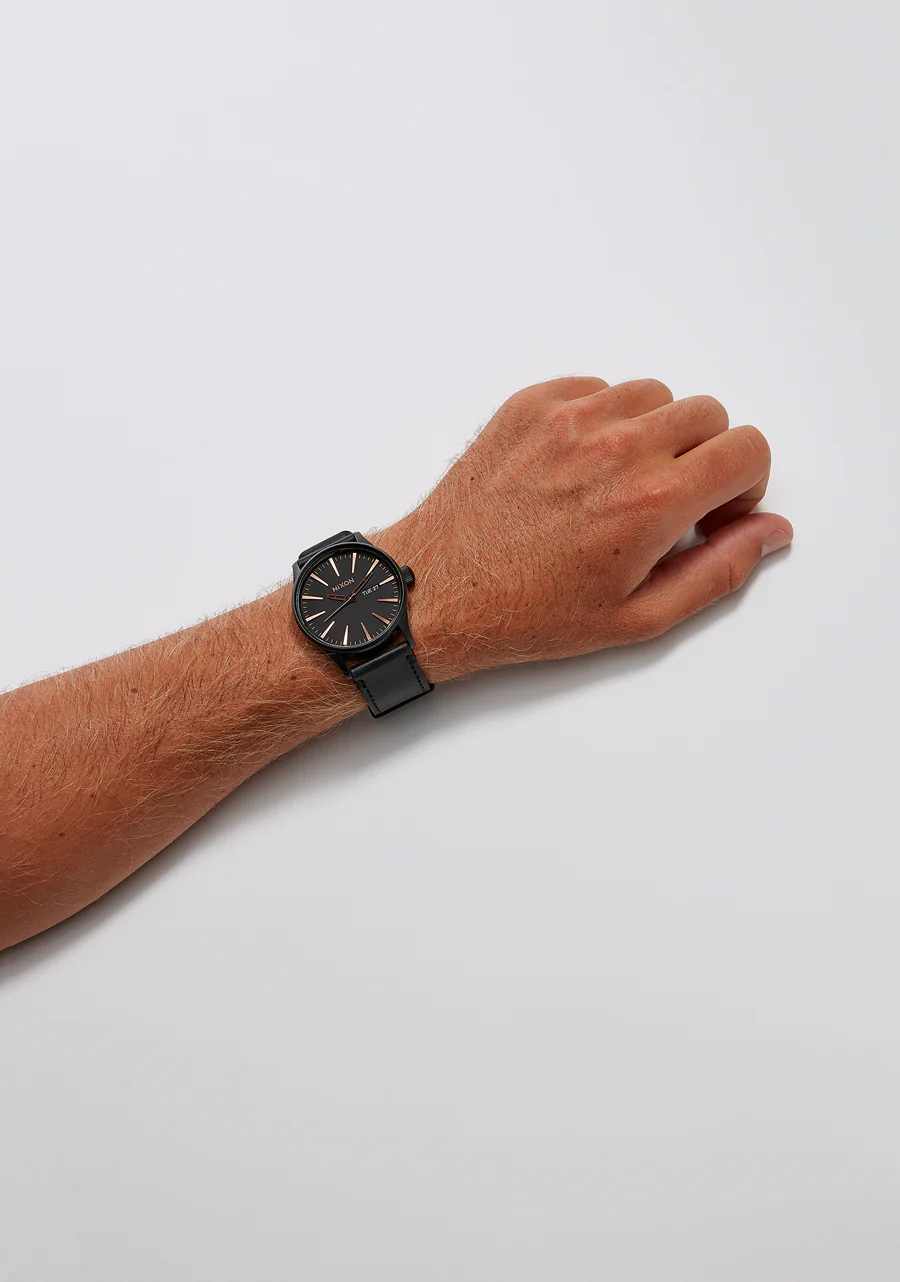 Sentry Leather - Matte Black / Gold - Image 5