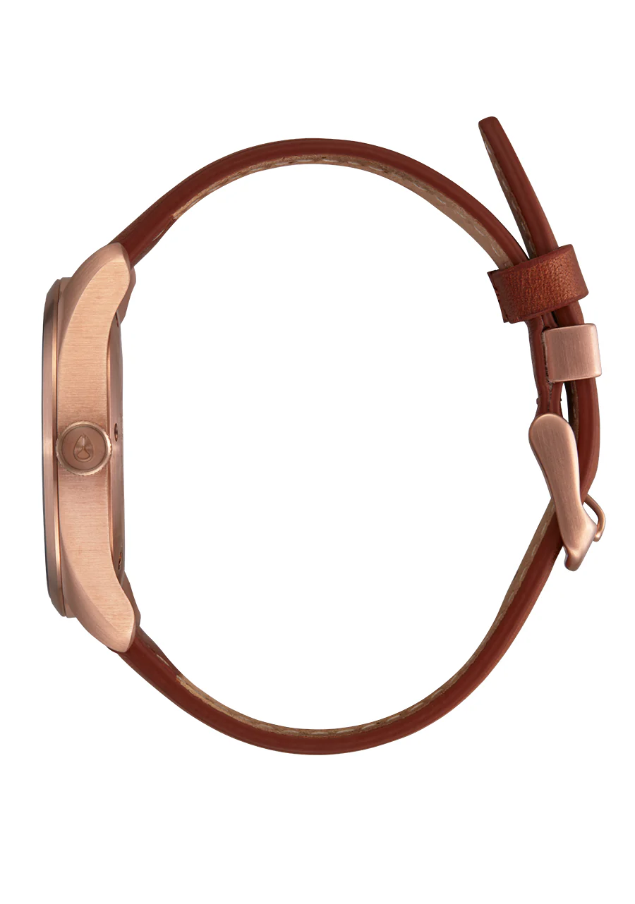 Thalia Leather - Rose Gold / White - Image 2