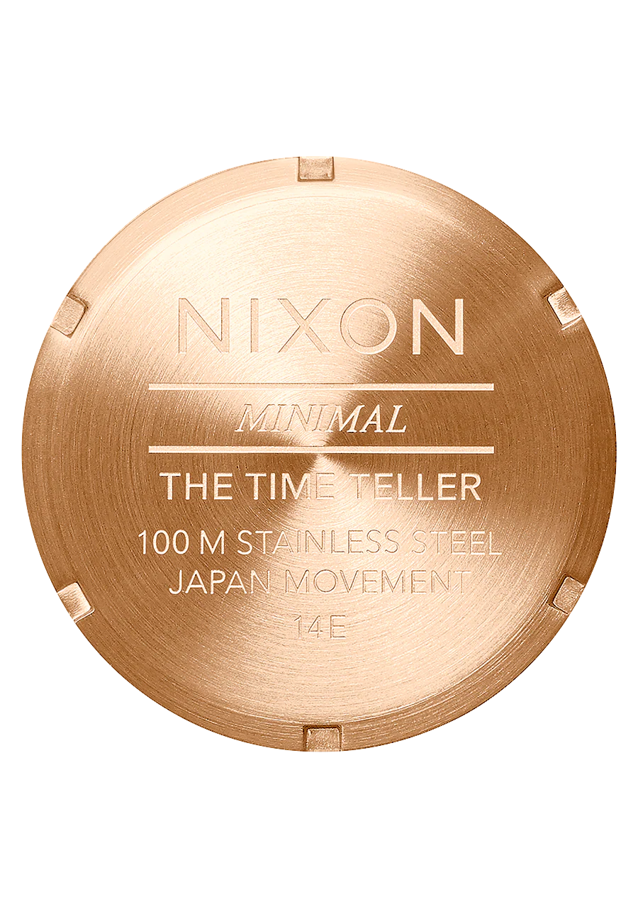 Time Teller - Rose Gold / Gunmetal / Brown - Image 4